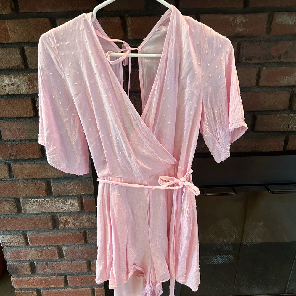 Trixxi light pink romper